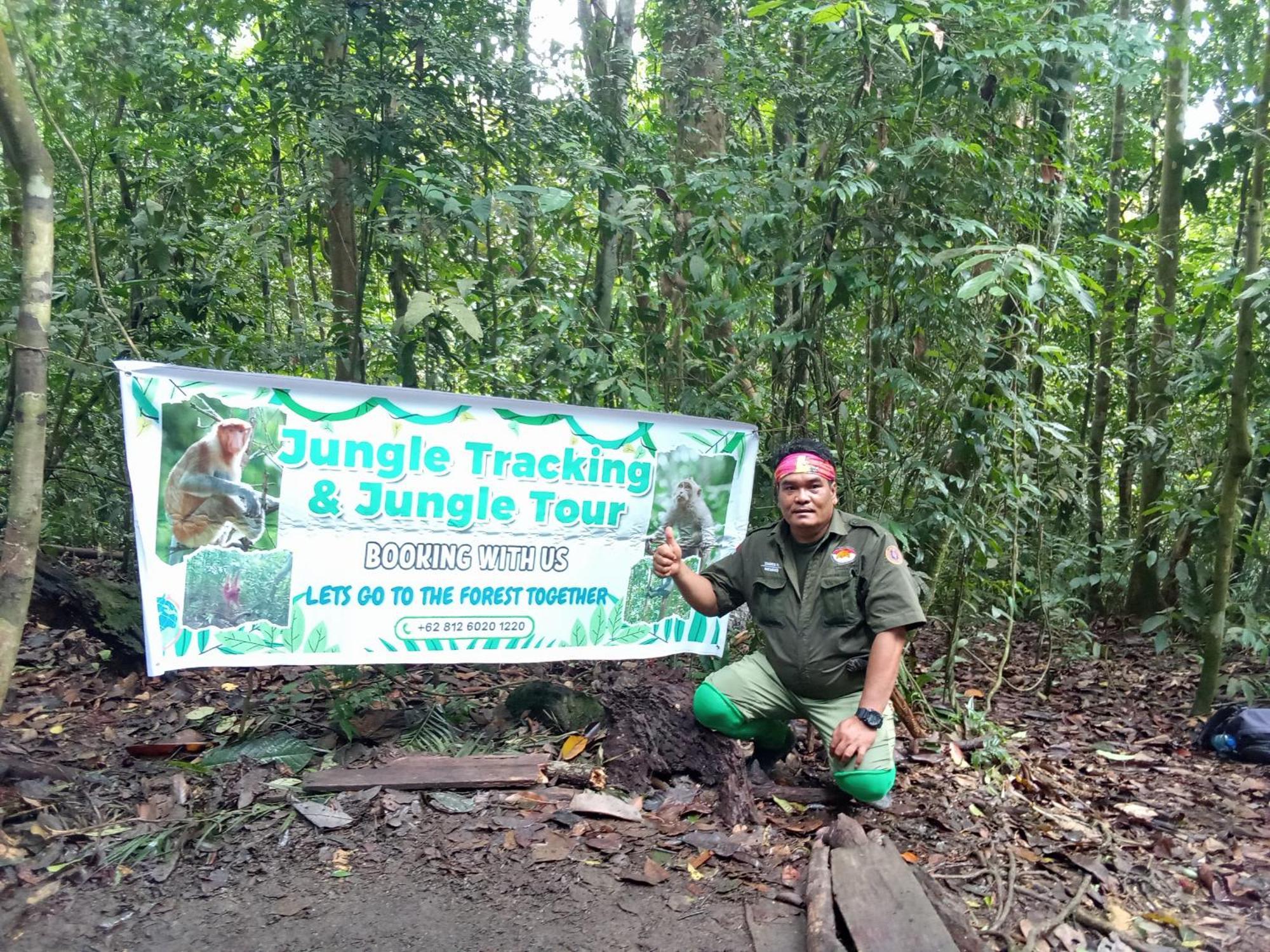 Jungle treking Vandrerhjem Bukit Lawang Eksteriør bilde